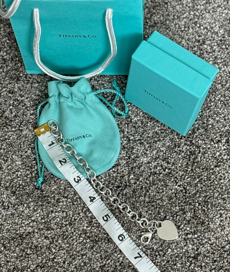 Tiffany & Co. Sterling Silver Heart Tag Bracelet