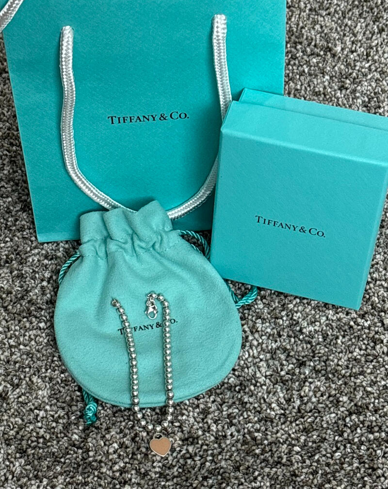 Return to Tiffany™ Heart Tag Bead Bracelet in Silver