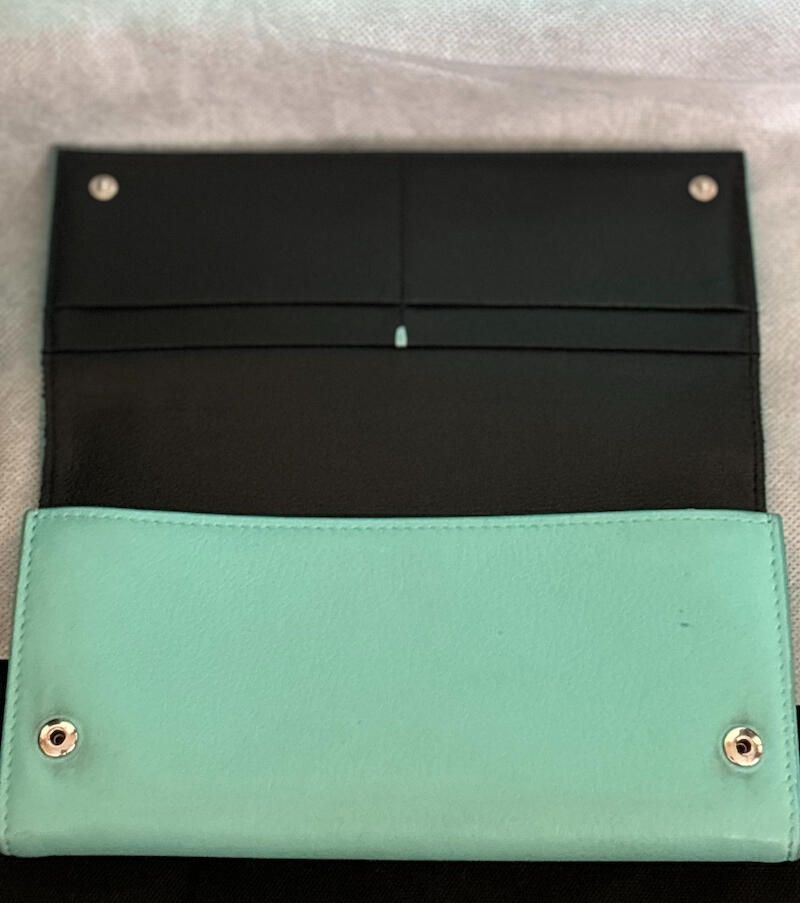 Tiffany & Co. Leather Continental Wallet with Pouch