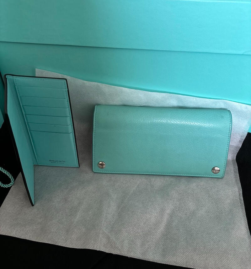 Tiffany & Co. Leather Continental Wallet with Pouch