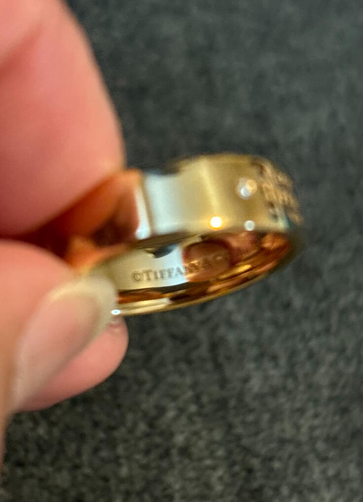 Tiffany 1837™ Ring in Rose Gold