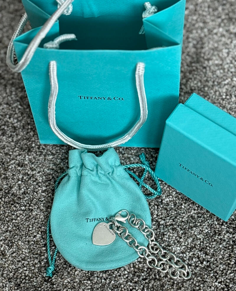 Tiffany & Co. Sterling Silver Heart Tag Bracelet