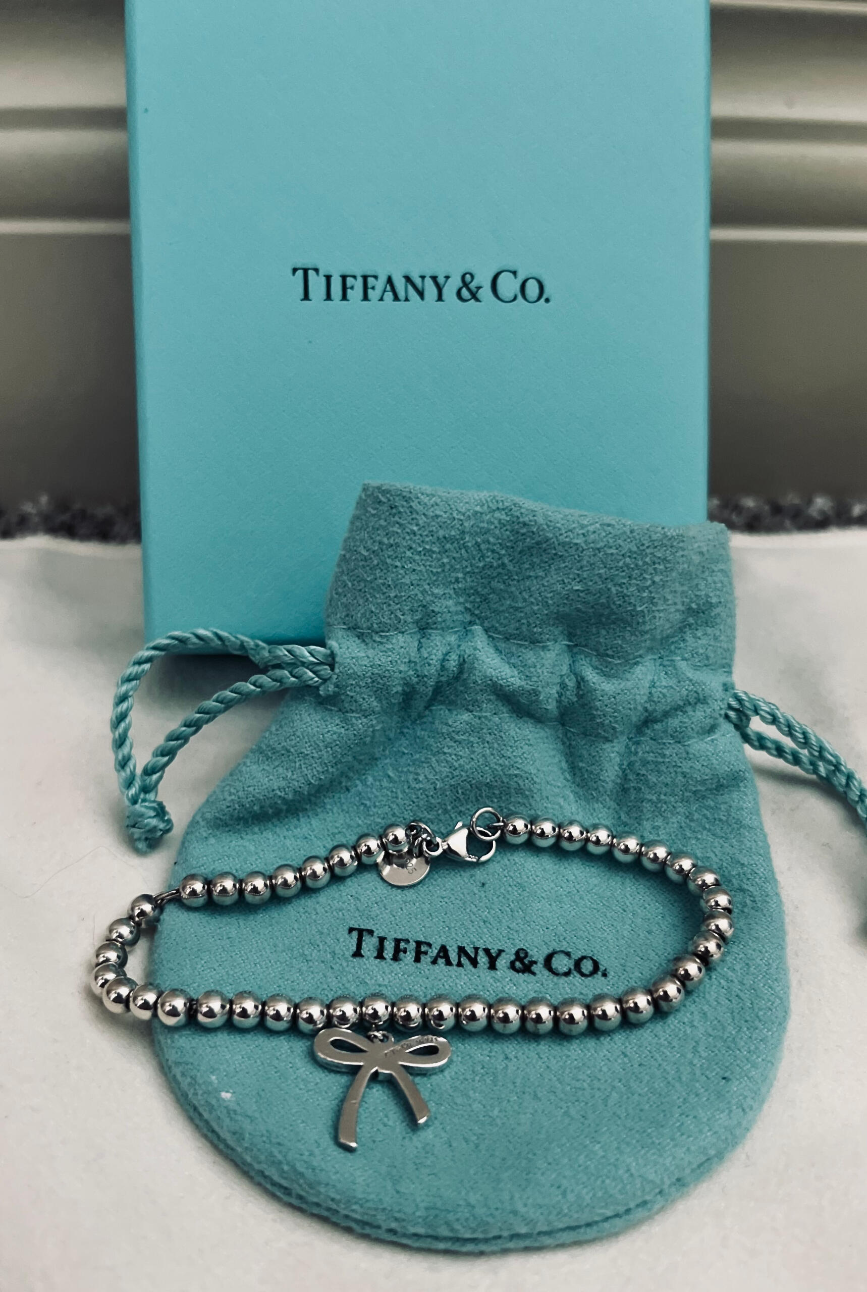 Tiffany & Co. Mini Bow Bead Bracelet