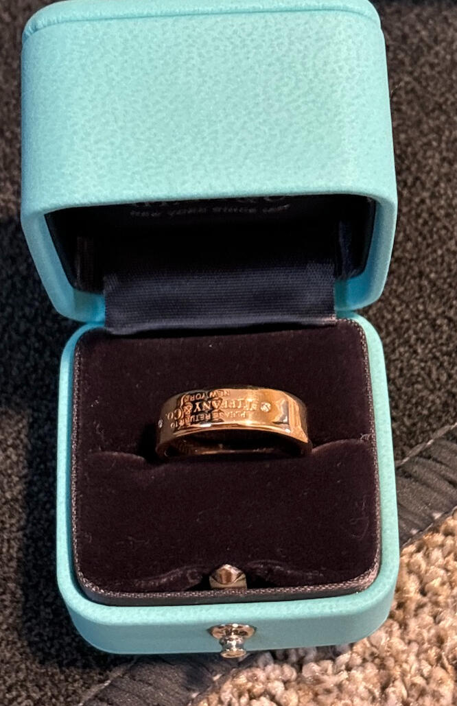 Tiffany 1837™ Ring in Rose Gold