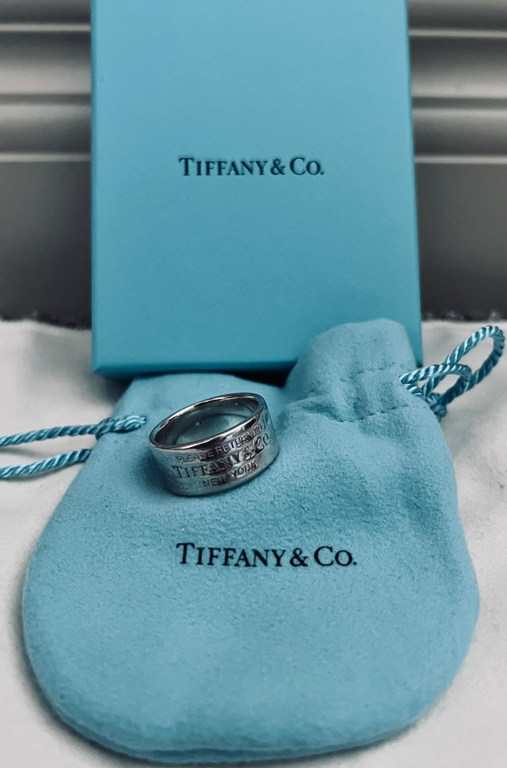 Return to Tiffany™ Wide Ring in Sterling Silver