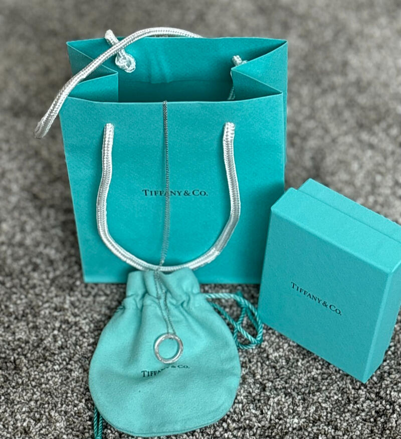 Tiffany & Co 1837 Round Circle Ring Necklace Pendant
