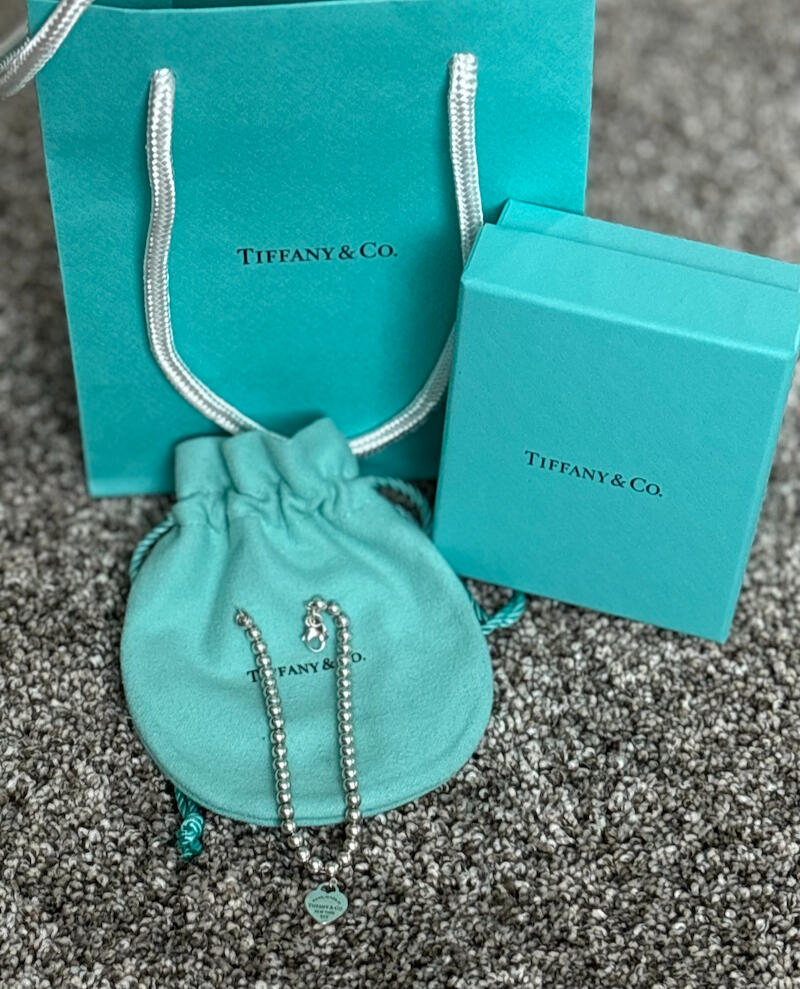 Return to Tiffany™ Heart Tag Bead Bracelet in Silver